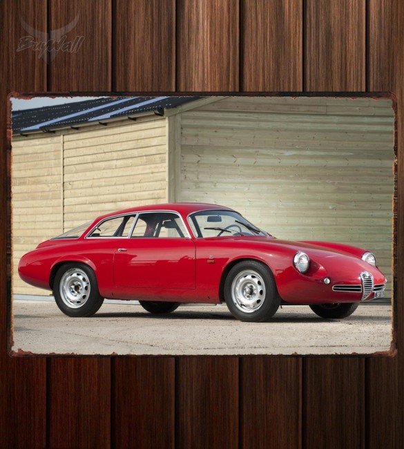 Металлическая табличка Alfa Romeo Giulietta SZ Coda Tronca Металлическая табличка Alfa Romeo Giulietta SZ Coda Tronca